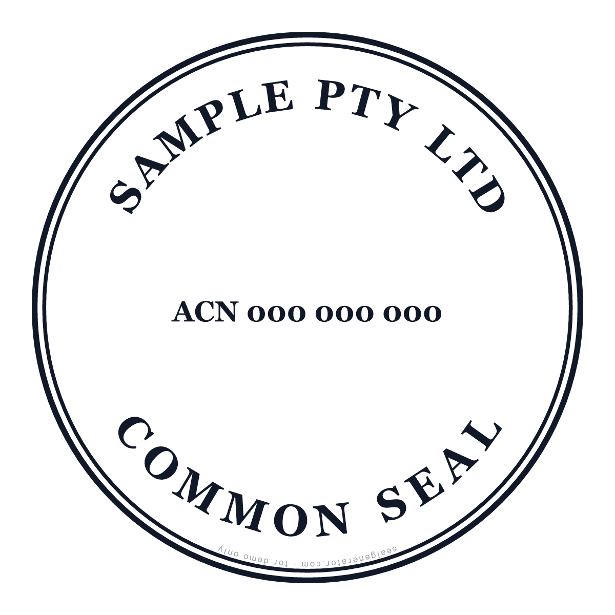 Australian Common Seal Generator — Live preview
