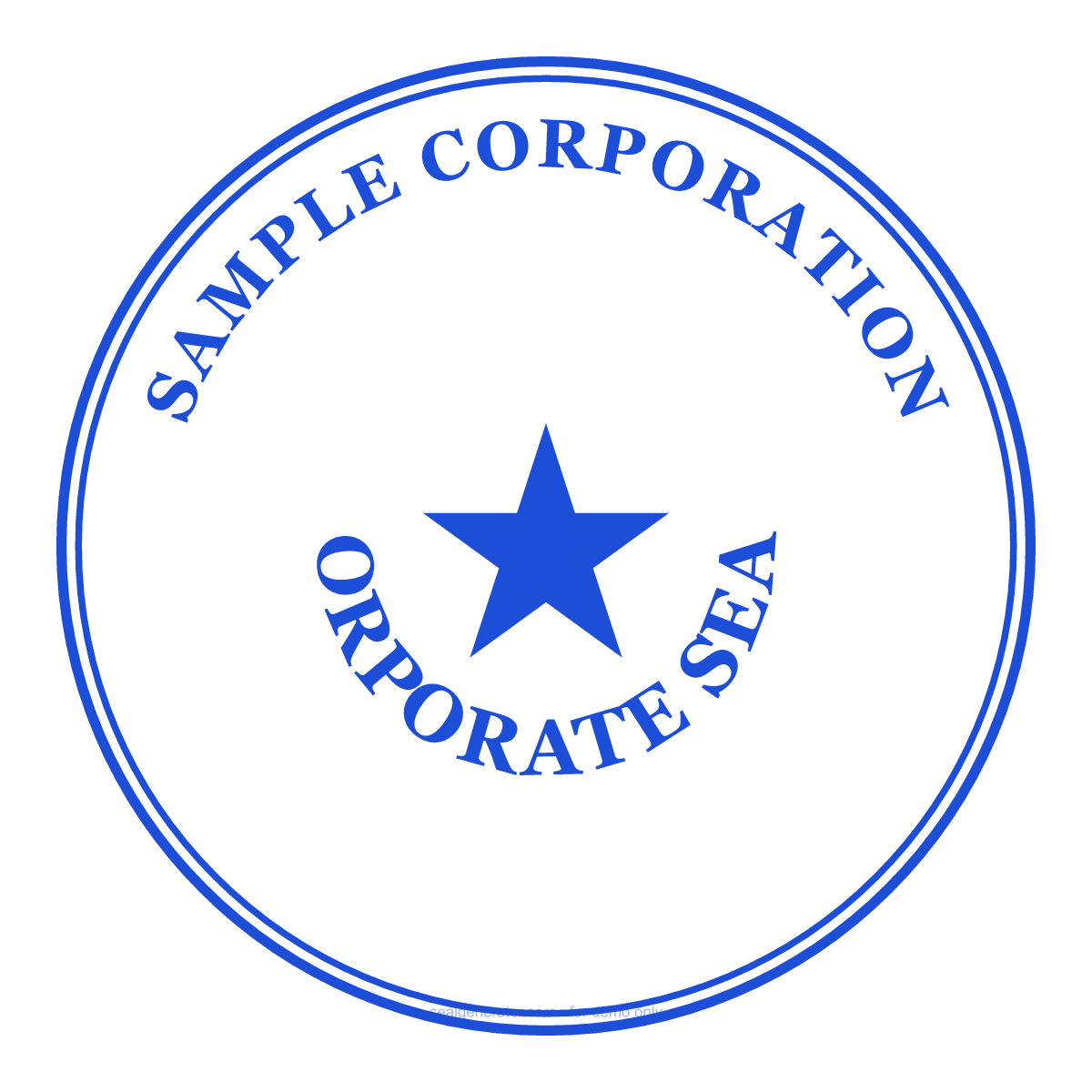 Corporate Seal Generator — Live preview