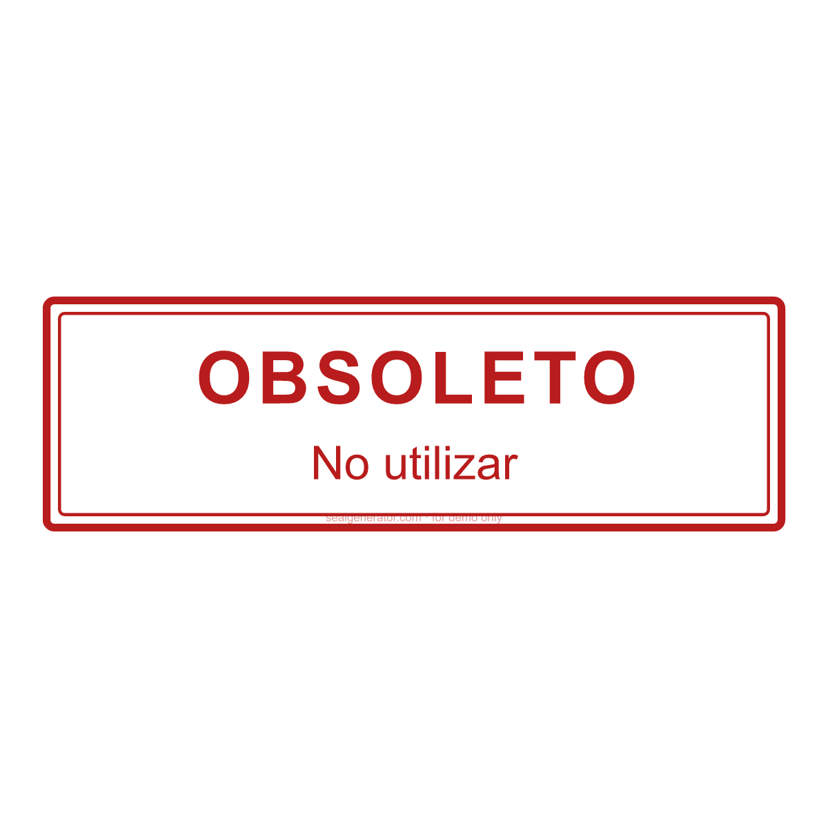 Crear un sello OBSOLETO — Vista previa