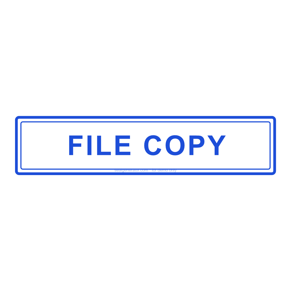 File Copy Stamp Generator — Live preview