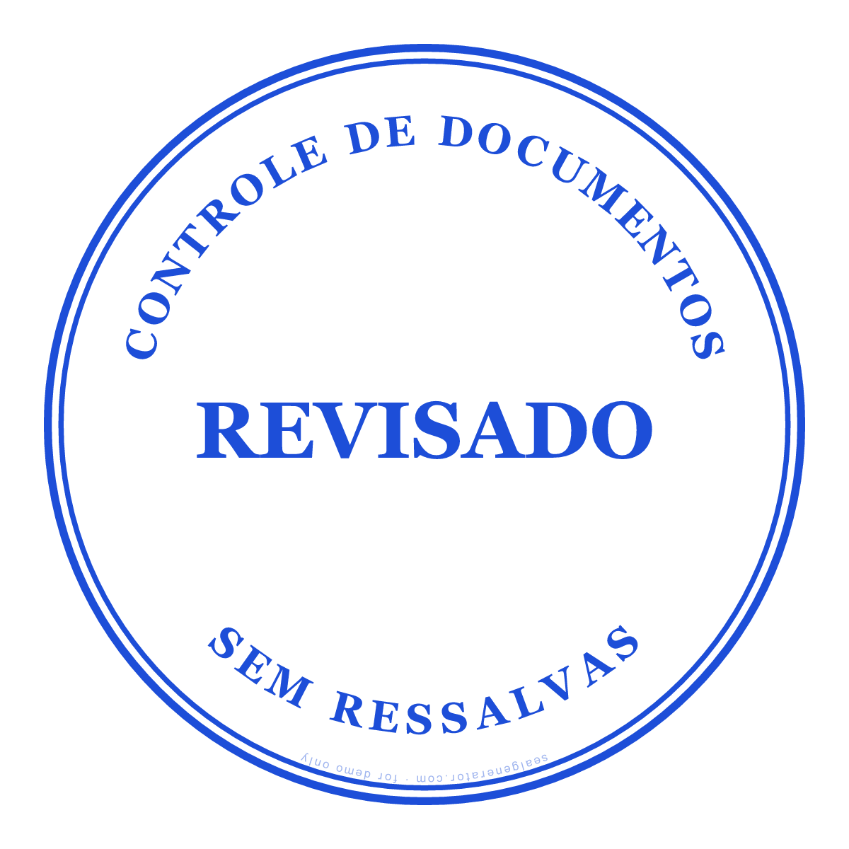Gerador de carimbo REVISADO — Prévia ao vivo