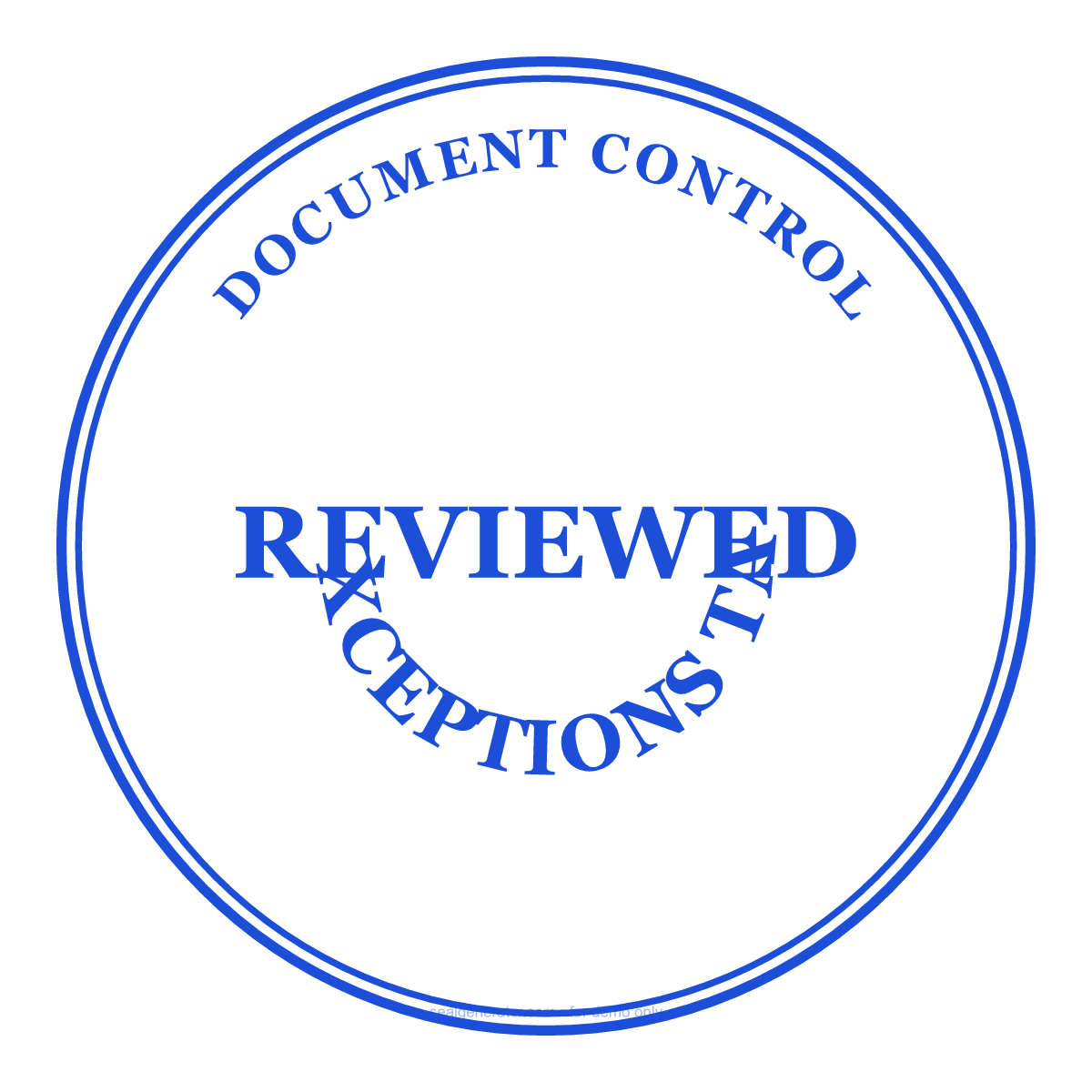 Reviewed Stamp Generator — Live preview