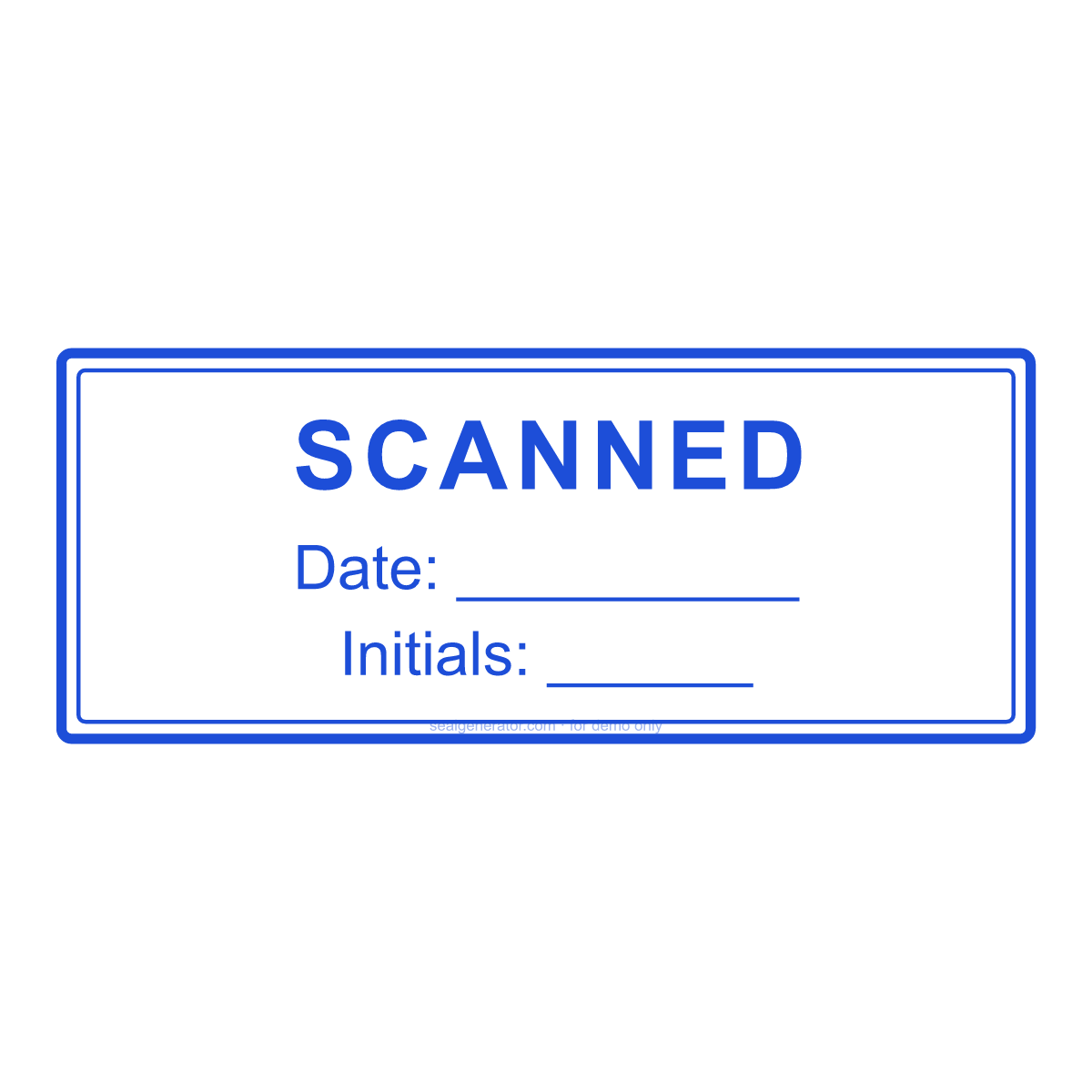 Scanned Stamp Generator — Live preview