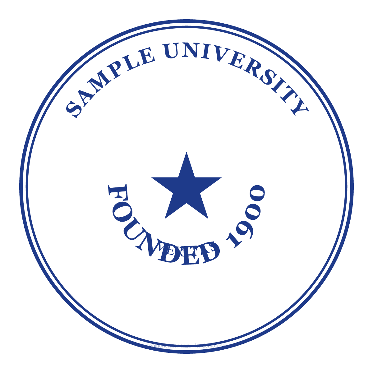 University Seal Generator — Live preview